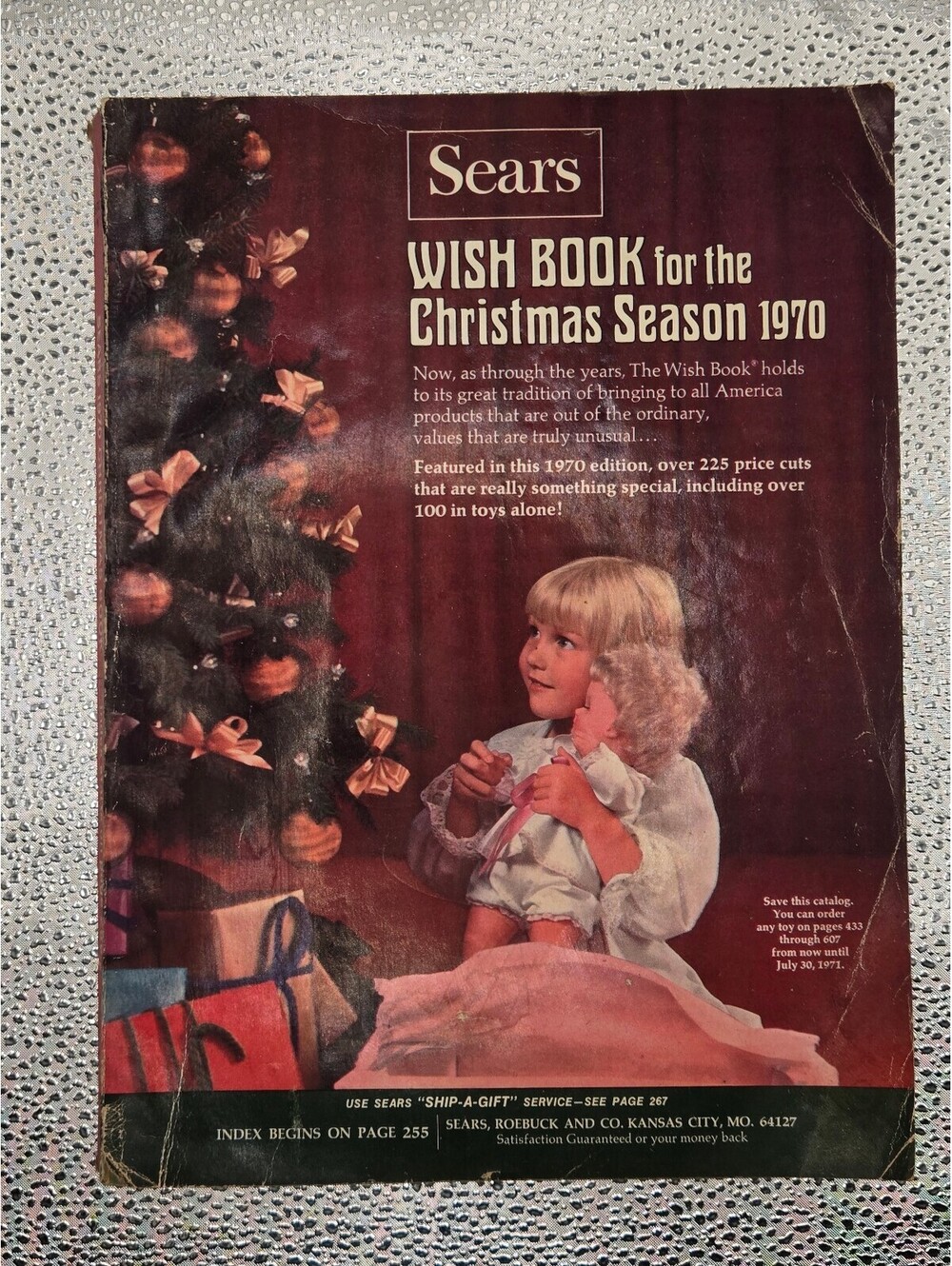 Sears 1970 Christmas Book Toy Wish Catalog Very nice, slight wear